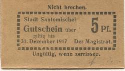 Santomischel (heute: PL-Zaniemysl) - Stadt - - 31.12.1917 - 5 Pfennig