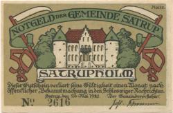 Satrup (heute: Mittelangeln) - Gemeinde - 16.5.1921 - 50 Pfennig