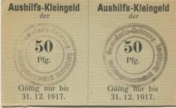 Satzung (heute: Marienberg) - Gemeinde - - 31.12.1917 - (100) Pfennig