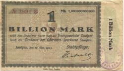 Saulgau - Stadt(pflege) - 16.11.1923 - 1 Billion Mark