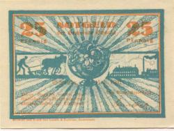 Schaala (heute: Rudolstadt) - Gemeinde - 15.6.1921 - 25 Pfennig
