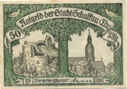 Schalkau - Stadt - 1920 - 50 Pfennig