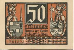 Schalkau - Stadt - - 31.10.1921 - 50 Pfennig