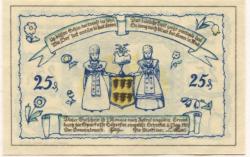 Scheeßel - Gemeinde - 1.1.1921 - 25 Pfennig