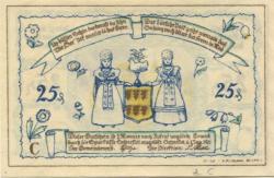 Scheeßel - Gemeinde - 1.1.1921 - 25 Pfennig