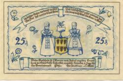 Scheeßel - Gemeinde - 1.1.1921 - 25 Pfennig