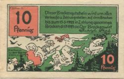 Schierke (heute: Wernigerode) - Schade, Rudolph, Brockenwirtschaft- 1.7.1921 - 15.5.1922 - 10 Pfennig