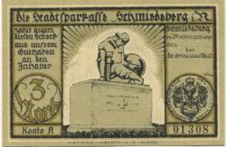 Schmiedeberg (heute: PL-Kowary) - Denkmalsausschuss - -- - 3 Mark