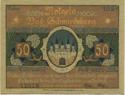 Schmiedeberg (Bad) - Stadt - 1921 - 50 Pfennig 