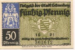 Schneeberg - Stadt - 1921 - 50 Pfennig