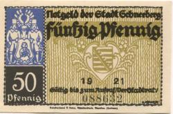 Schneeberg - Stadt - 1921 - 50 Pfennig