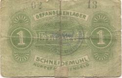 Schneidemühl (heute: PL-Pila) - Gefangenenlager - -- - 1 Mark