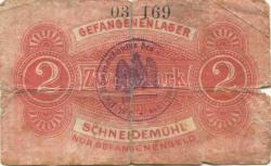 Schneidemühl (heute: PL-Pila) - Gefangenenlager - -- - 2 Mark