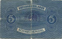 Schneidemühl (heute: PL-Pila) - Gefangenenlager - -- - 5 Mark