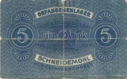 Schneidemühl (heute: PL-Pila) - Gefangenenlager - -- - 5 Mark