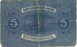 Schneidemühl (heute: PL-Pila) - Gefangenenlager - -- - 5 Mark