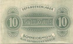 Schneidemühl (heute: PL-Pila) - Gefangenenlager - -- - 10 Mark