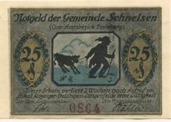 Schnelsen (heute: Hamburg) - Gemeinde - -- - 25 Pfennig