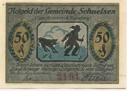 Schnelsen (heute: Hamburg) - Gemeinde - -- - 50 Pfennig 