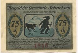 Schnelsen (heute: Hamburg) - Gemeinde - -- - 75 Pfennig