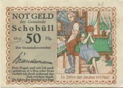 Schobüll (heute: Husum) - Gemeinde - -- - 50 Pfennig