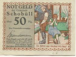 Schobüll (heute: Husum) - Gemeinde - -- - 50 Pfennig