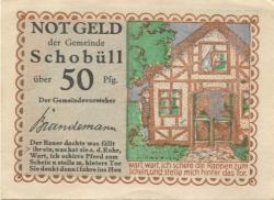 Schobüll (heute: Husum) - Gemeinde - -- - 50 Pfennig 