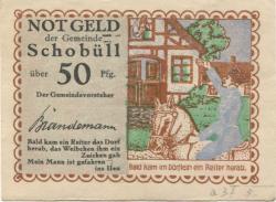 Schobüll (heute: Husum) - Gemeinde - -- - 50 Pfennig