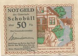 Schobüll (heute: Husum) - Gemeinde - -- - 50 Pfennig 