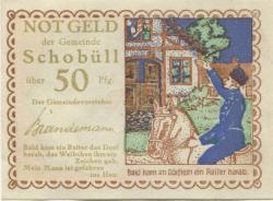 Schobüll (heute: Husum) - Gemeinde - -- - 50 Pfennig 