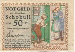 Schobüll (heute: Husum) - Gemeinde - -- - 50 Pfennig