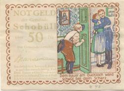 Schobüll (heute: Husum) - Gemeinde - -- - 50 Pfennig 