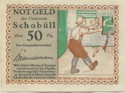 Schobüll (heute: Husum) - Gemeinde - -- - 50 Pfennig