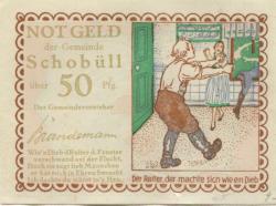 Schobüll (heute: Husum) - Gemeinde - -- - 50 Pfennig