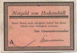 Schobüll-Hockensbüll (heute: Husum) - (Teil-)Gemeinde - -- - 50 Pfennig