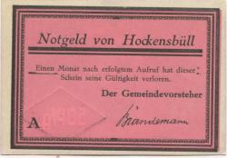 Schobüll-Hockensbüll (heute: Husum) - (Teil-)Gemeinde - -- - 50 Pfennig