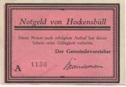 Schobüll-Hockensbüll (heute: Husum) - (Teil-)Gemeinde - -- - 50 Pfennig