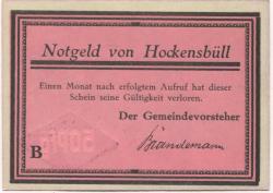 Schobüll-Hockensbüll (heute: Husum) - (Teil-)Gemeinde - -- - 50 Pfennig