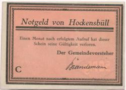 Schobüll-Hockensbüll (heute: Husum) - (Teil-)Gemeinde - -- - 50 Pfennig
