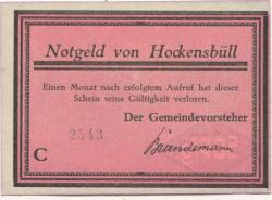 Schobüll-Hockensbüll (heute: Husum) - (Teil-)Gemeinde - -- - 50 Pfennig 