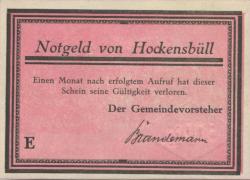 Schobüll-Hockensbüll (heute: Husum) - (Teil-)Gemeinde - -- - 50 Pfennig