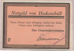 Schobüll-Hockensbüll (heute: Husum) - (Teil-)Gemeinde - -- - 50 Pfennig 