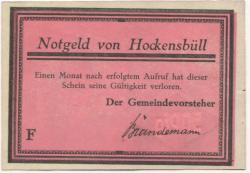 Schobüll-Hockensbüll (heute: Husum) - (Teil-)Gemeinde - -- - 50 Pfennig 