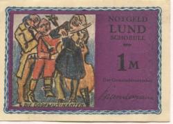 Schobüll-Lund (heute: Husum) - (Teil-)Gemeinde - -- - 1 Mark