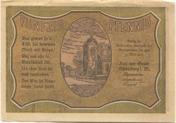 Schönberg - Stadt - - 31.5.1922 - 50 Pfennig