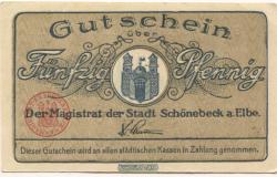 Schönebeck - Stadt - -- - 50 Pfennig 