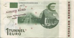 Schwäbisch Gmünd - Gmünder Tunnelbau-Initiative - 8.9.2002 - 1 Euro 