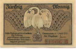 Schwanebeck - Stadt - 1.4.1921 - 50 Pfennig