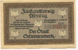 Schwanebeck - Stadt - 1.4.1921 - 75 Pfennig
