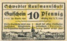 Schwedt - Schwedter Kaufmannschaft - - 1.7.1922 - 10 Pfennig